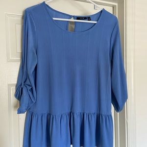 Apt. 9 Baby blue peplum top